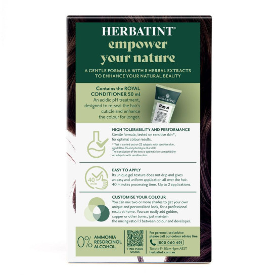 Herbatint 4M Mahogany Chestnut Permanent Haircolour Gel 170ml