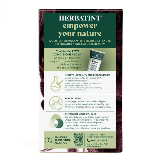 Herbatint 5M Light Mahogany Chestnut Permanent Haircolour Gel 170ml