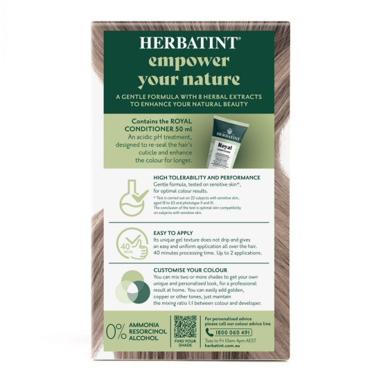 Herbatint 8C Light Ash Blonde Permanent Haircolour Gel 170ml