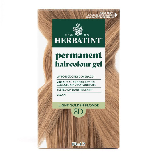 Herbatint Permanent Haircolour Gel 8D Light Golden Blonde 170ml