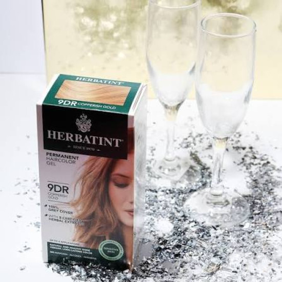 Herbatint 9DR Copperish Gold Permanent Haircolour Gel 170ml