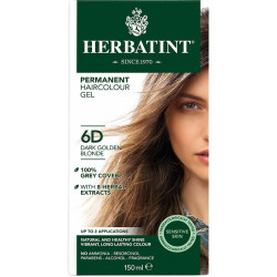 Herbatint Permanent Haircolour Gel Dark Golden Blonde 6D 150ml