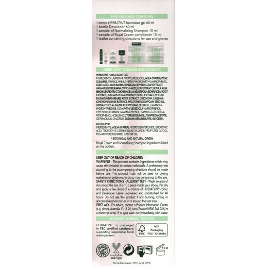 Herbatint Permanent Haircolour Gel FF2 Crimson Red 170ml