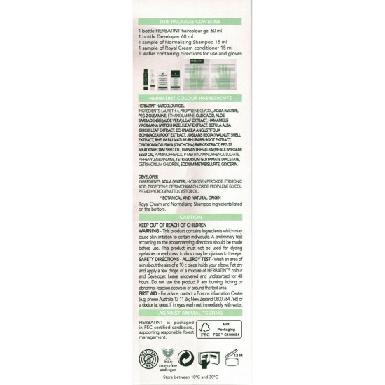 Herbatint FF5 Sand Blonde Permanent Haircolour Gel 170ml