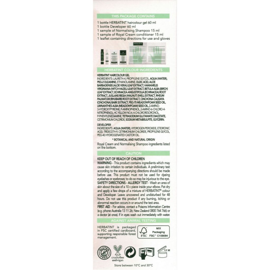 Herbatint Permanent Haircolour Gel FF6 Orange 170ml