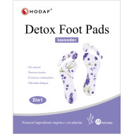 HODAF Detox Foot Pads Lavender 10 Patches