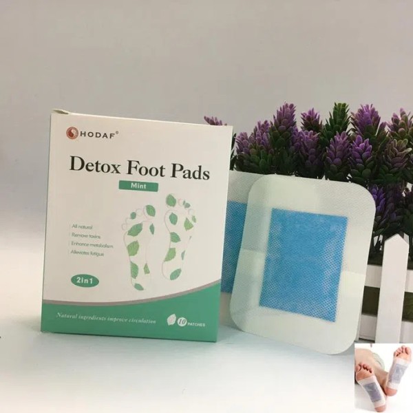 HODAF Detox Foot Pads Mint 10 Patches
