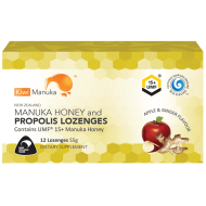 Kiwi Manuka Honey 12 Lozenges - Apple & Ginger
