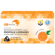 Kiwi Manuka Honey 12 Lozenges - Orange