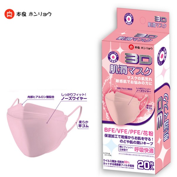 KN95 3D Masks Pink
