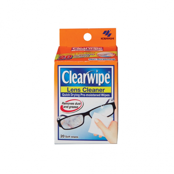 Kobayashi Clearwipe Lens Cleaner 20 Wipes
