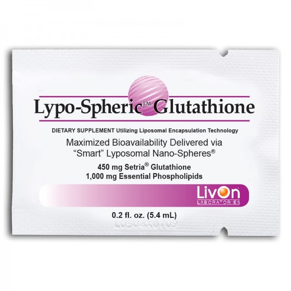 Livon Labs Lypo-Spheric GSH Glutathione 30 Pack