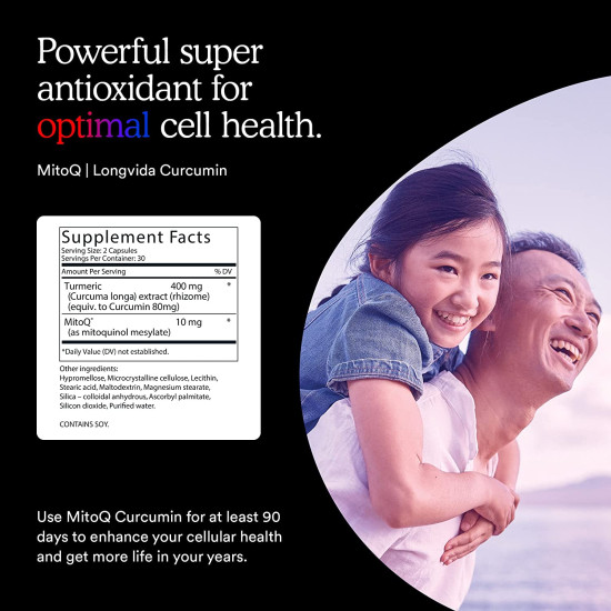MitoQ Curcumin 60 Capsules
