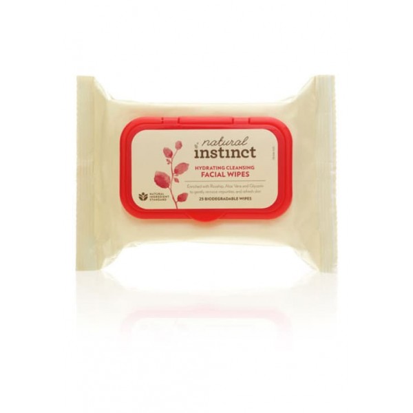 Natural Instinct Cleansing Facial Wipes 25