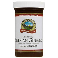 Nature's Sunshine Siberian Ginseng 100 Capsules