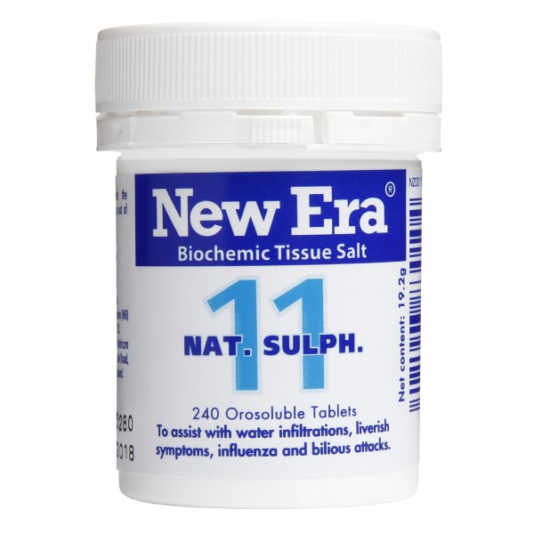 New Era No.11 Nat. Sulph. 240 Tablets