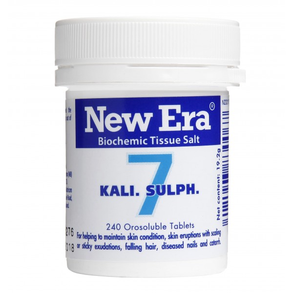 New Era No.7 Kali. Sulph. 240 Tablets