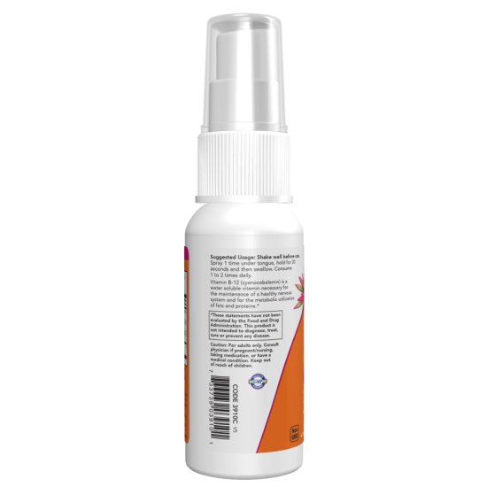 Now Foods B12 Liposomal Spray 1000mcg 59ml