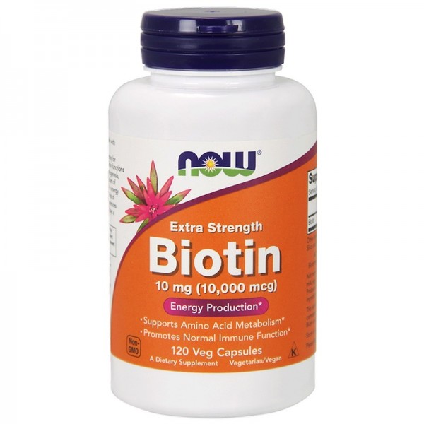 Now Foods Biotin 10000mcg 120 Capsules