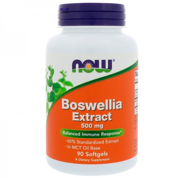 Now Foods Boswellia Extract 500mg 90 Softgels