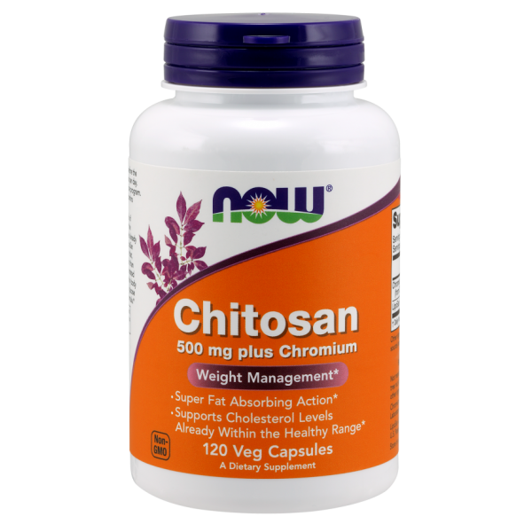 Now Foods Chitosan 500mg 120 Capsules
