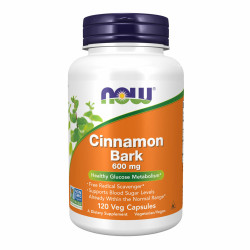 Now Foods Cinnamon Bark 600mg 120 Capsules