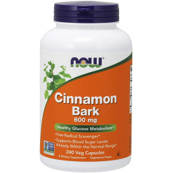 Now Foods Cinnamon Bark 600mg 240 Capsules
