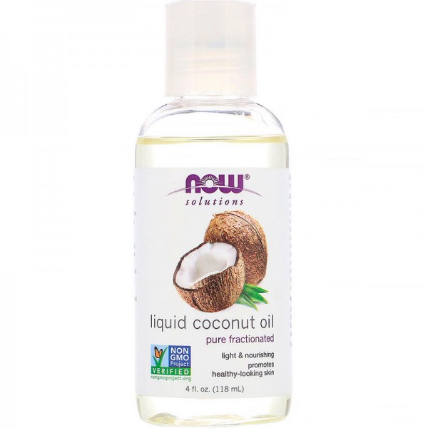 Now Foods Coconut Oil Pure Fractionated Liquid 118ml