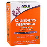 Now Foods Cranberry Mannose plus Probiotics 24 Packets