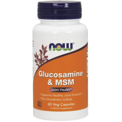 Now Foods Glucosamine & MSM 60 Capsules