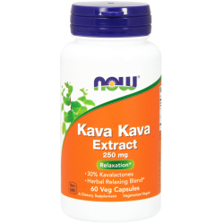 Now Foods Kava Kava Extract 250mg 60 Capsules