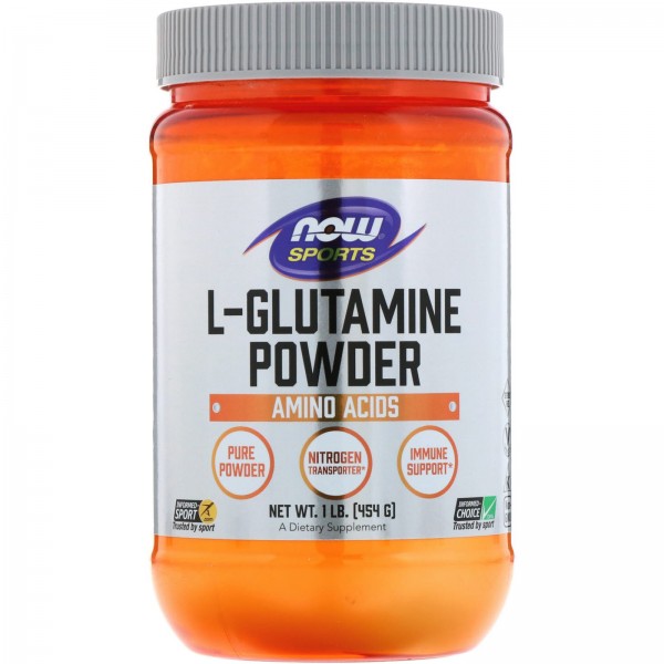 Now Foods L-Glutamine Powder 454g