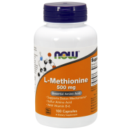 Now Foods L-Methionine 500mg 100 Capsules
