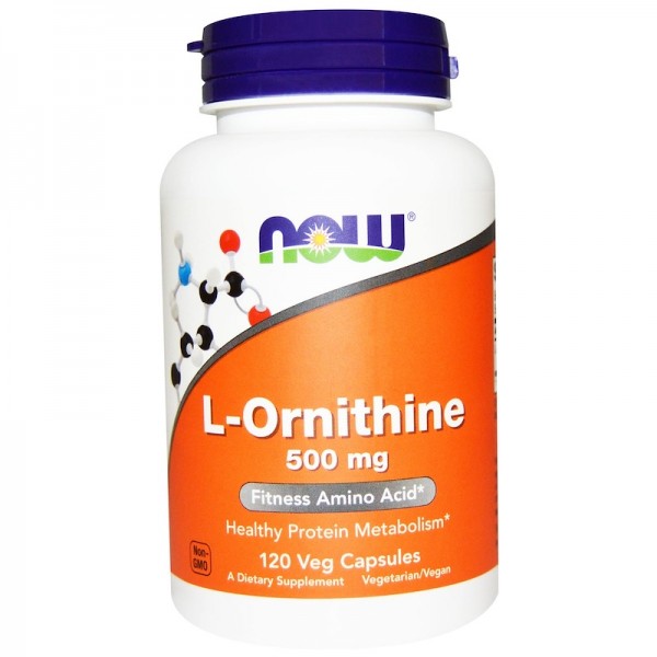 Now Foods L-Ornithine 500mg 120 Capsules