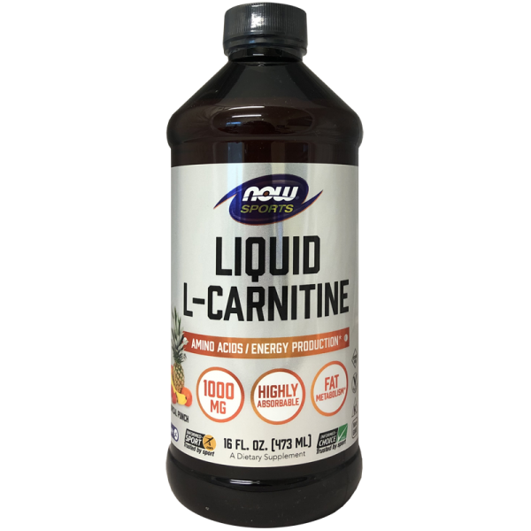 Now Foods Liquid L-Carnitine Tropical Punch 1000mg 473ml