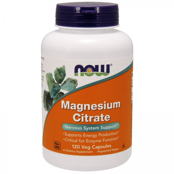 Now Foods Magnesium Citrate 120 Capsules