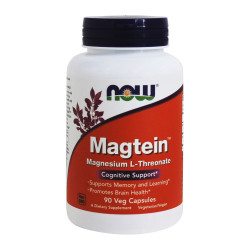 Now Foods Magtein Magnesium L-Threonate 90 Capsules
