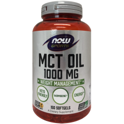 Now Foods MCT Oil 1000mg 150 Softgels