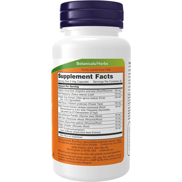 Now Foods Menopause Support 90 Capsules