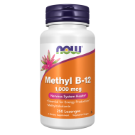 Now Foods Methyl Vitamin B12 Methylcobalamin 1000mcg 100 Lozenges