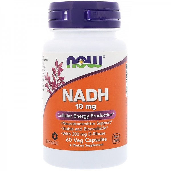 Now Foods NADH 10mg 60 Capsules