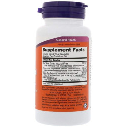 Now Foods Natural Resveratrol 50mg 60 Capsules