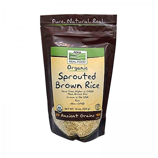 Now Foods Organic Sprouted Brown Rice 454g