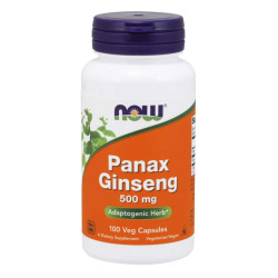 Now Foods Panax Ginseng 500mg 100 Capsules
