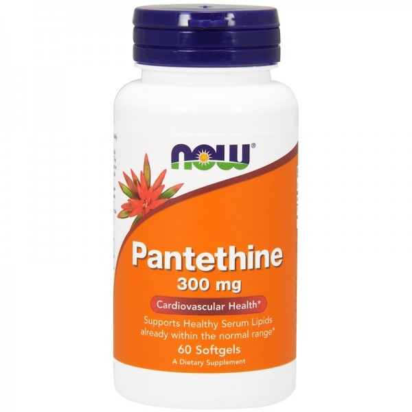 Now Foods Pantethine 300mg 60 Softgels