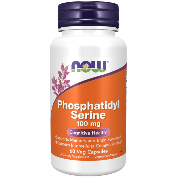 Now Foods Phosphatidyl Serine 100mg 60 Capsules
