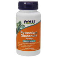 Now Foods Potassium Gluconate 99mg 100 Tablets