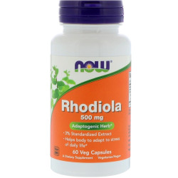 Now Foods Rhodiola 500mg Extract 60 Capsules