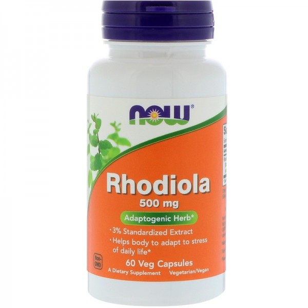Now Foods Rhodiola 500mg Extract 60 Capsules