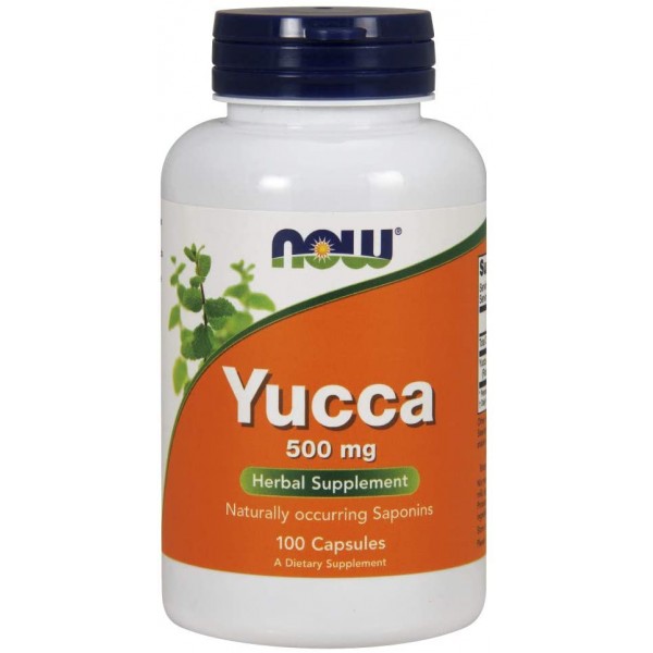Now Foods Yucca 500mg 100 Capsules